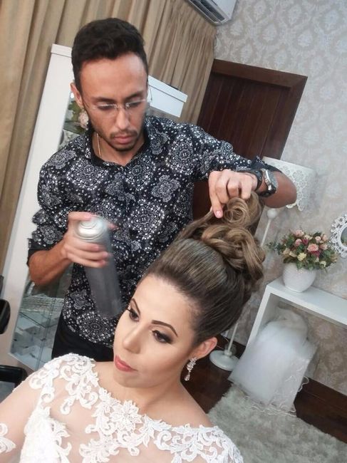Finalizando o penteado