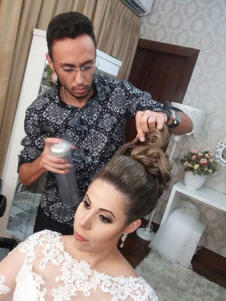 Finalizando o penteado