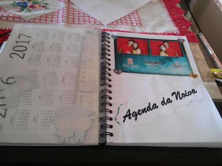 Minha agenda da noiva #diy#inlove*_* - 5