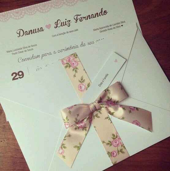 Convites de casamento - 6