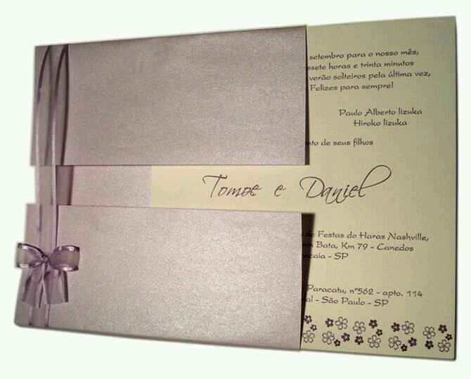Convites de casamento - 7