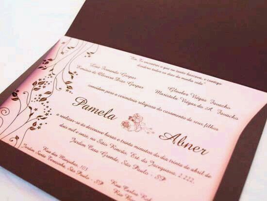 Convites de casamento - 3