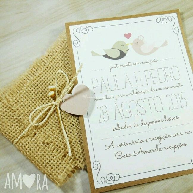 Convites de casamento - 4