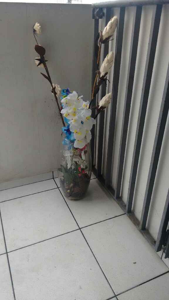 Assim ficou a entrada da recepção do meu chá dos noivos #vemver - 1