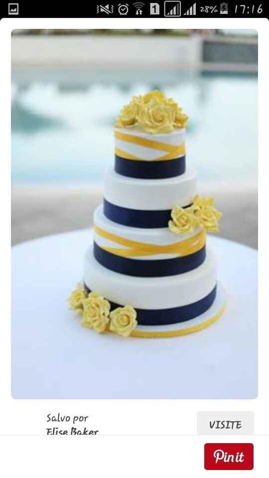 Decoração azul e amarelo - 1