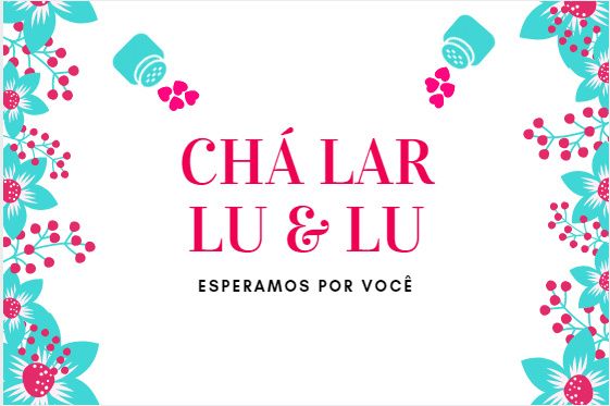 Meu possível convite para o cha de cozinha ...