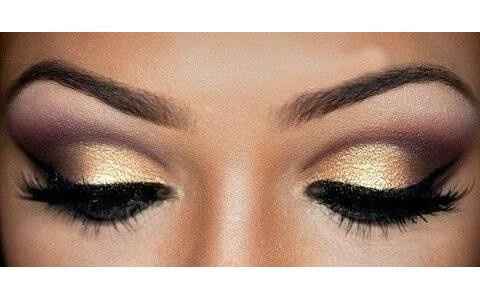 1° Marrom com dourado