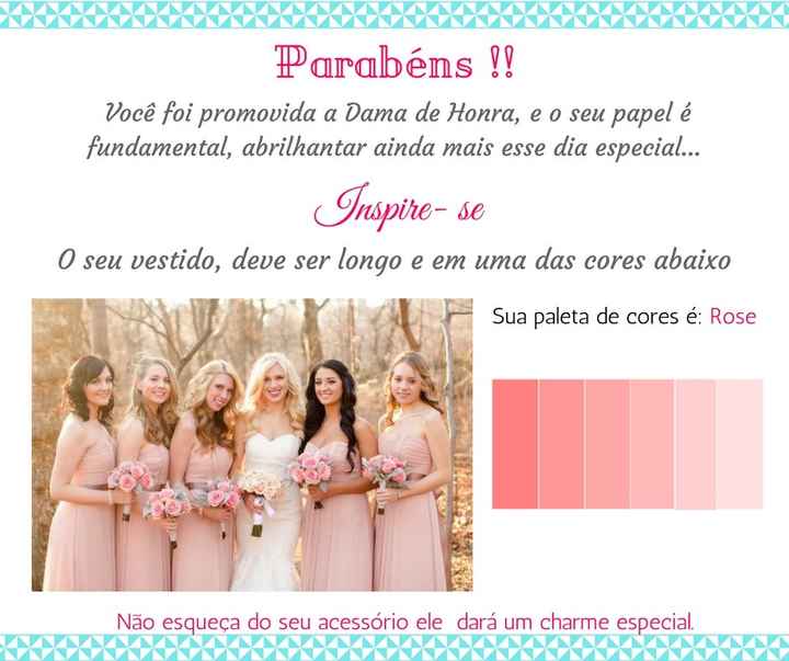 Para minhas damas de honra 