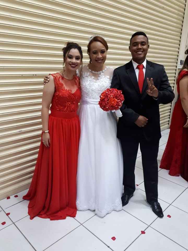 E a foto com a noiva né minha gente rs...