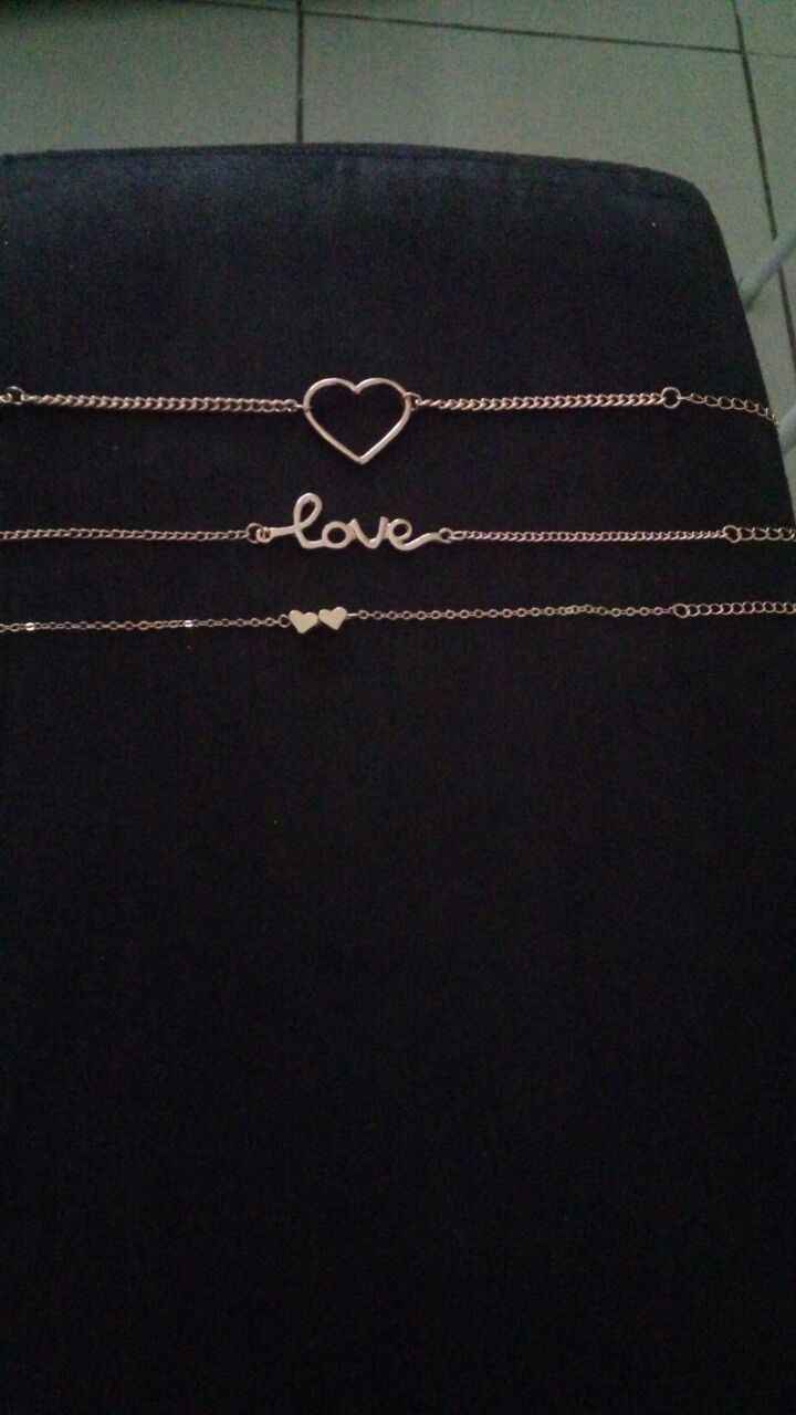 Foto das pulseiras