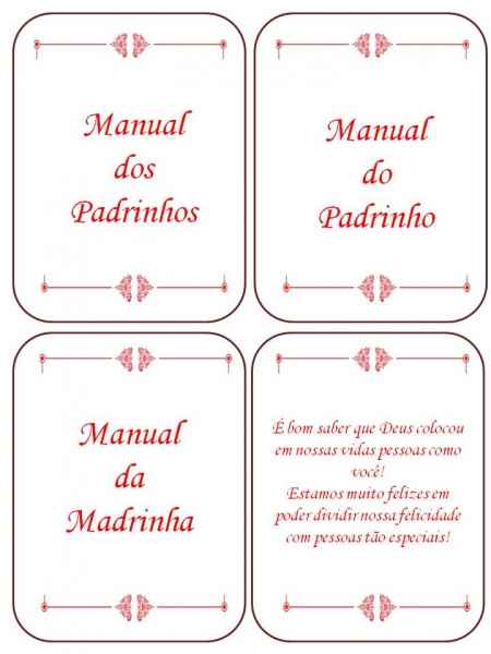 Manual dos padrinhos - parte 1