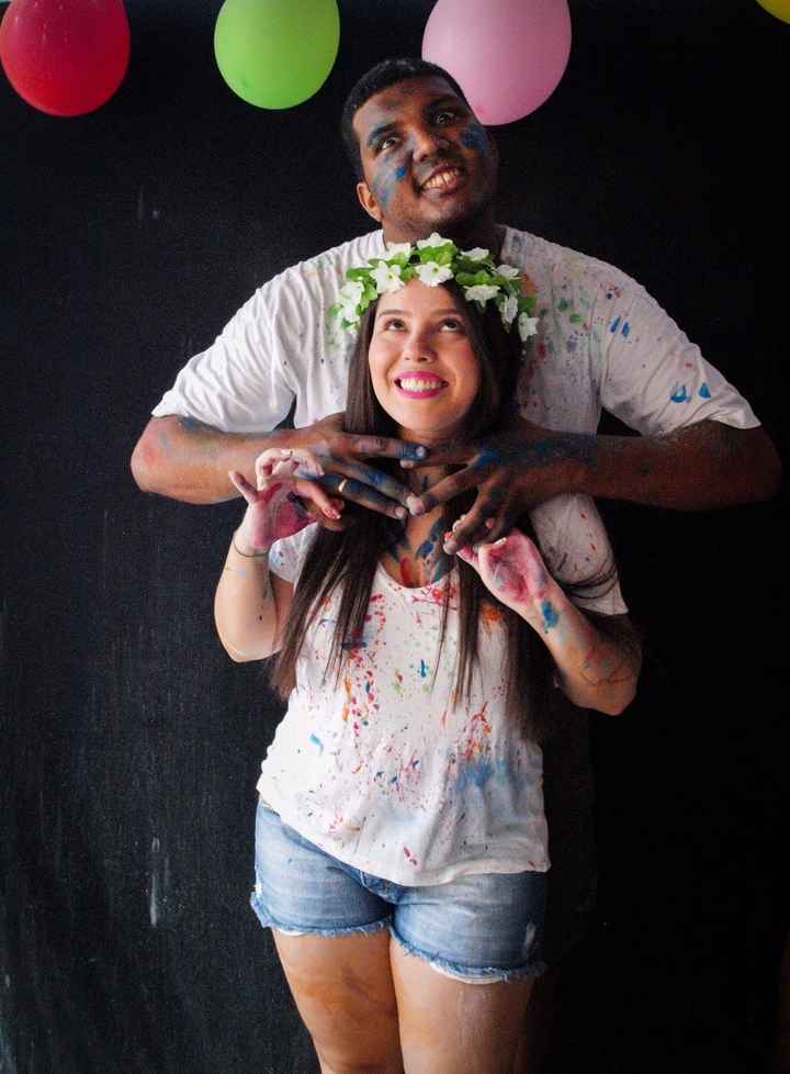 Nosso pre wedding colorido