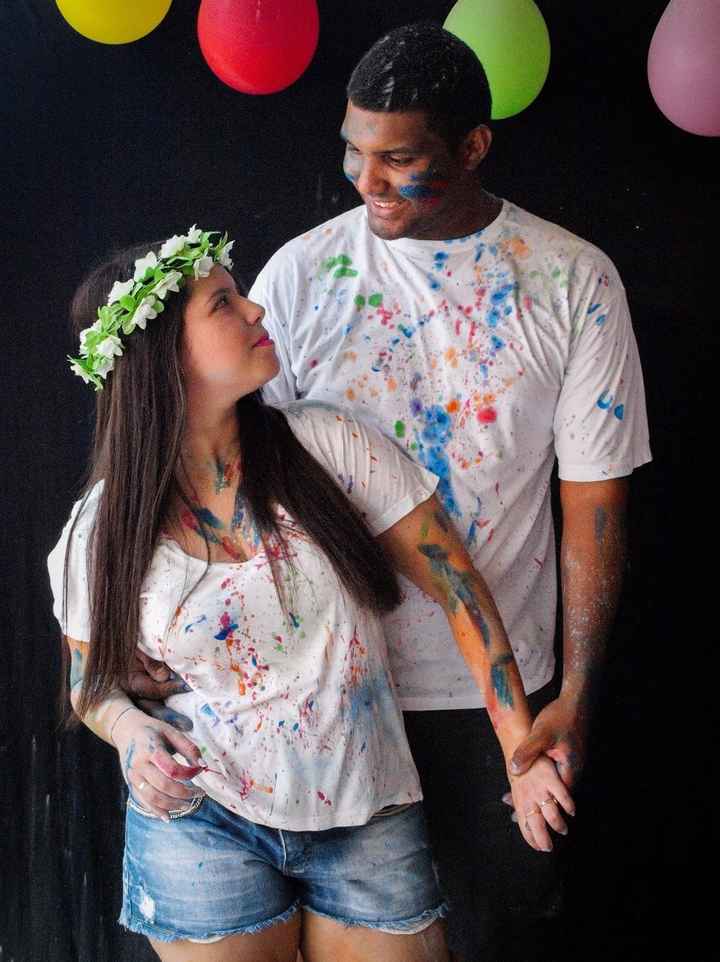 Nosso pre wedding colorido