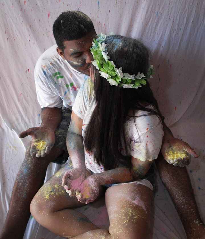 Nosso pre wedding colorido