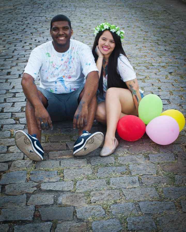 Nosso pre wedding colorido