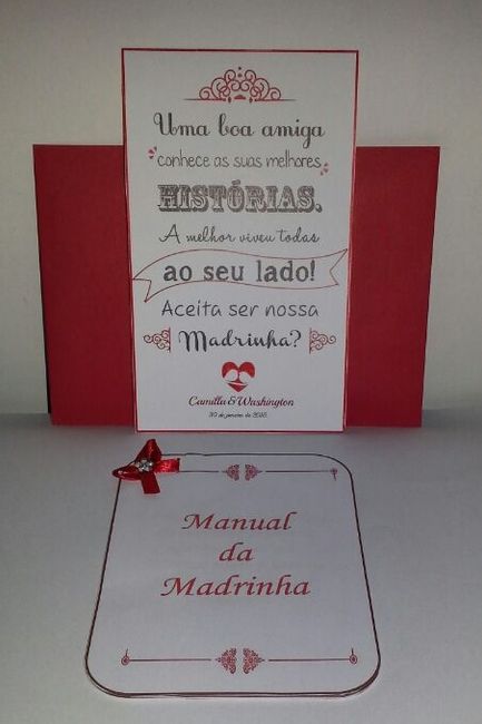 Convites e manual  dos padrinhos ! - 2