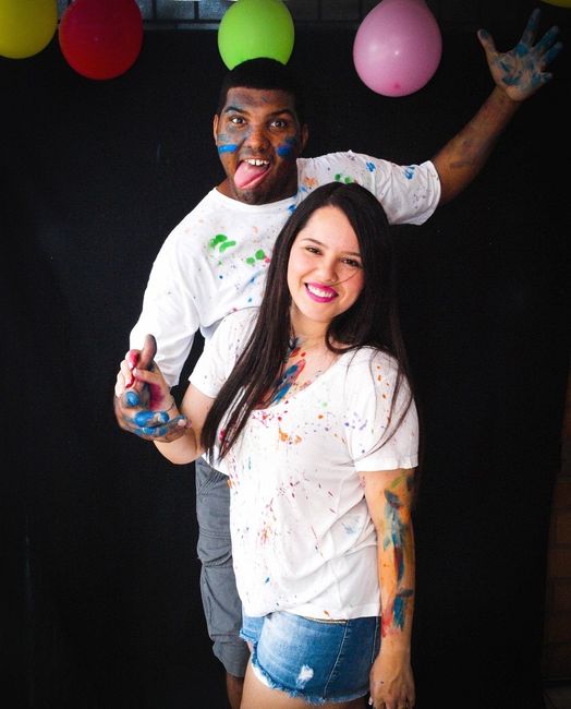 Nosso pre wedding colorido