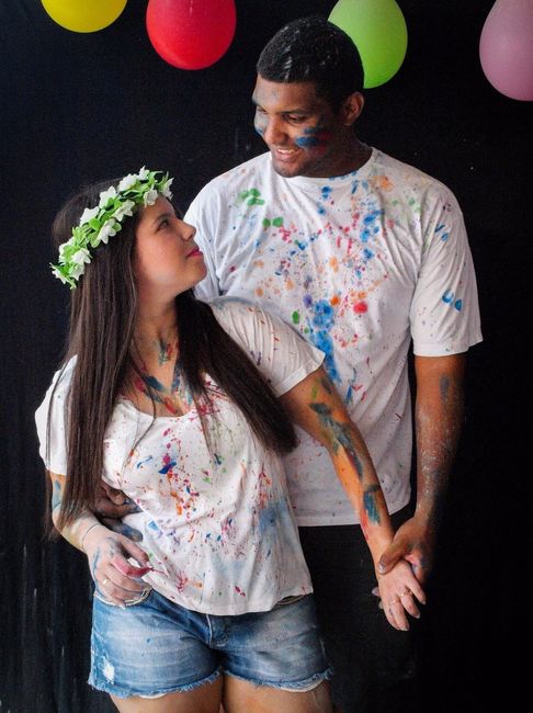 Nosso pre wedding colorido