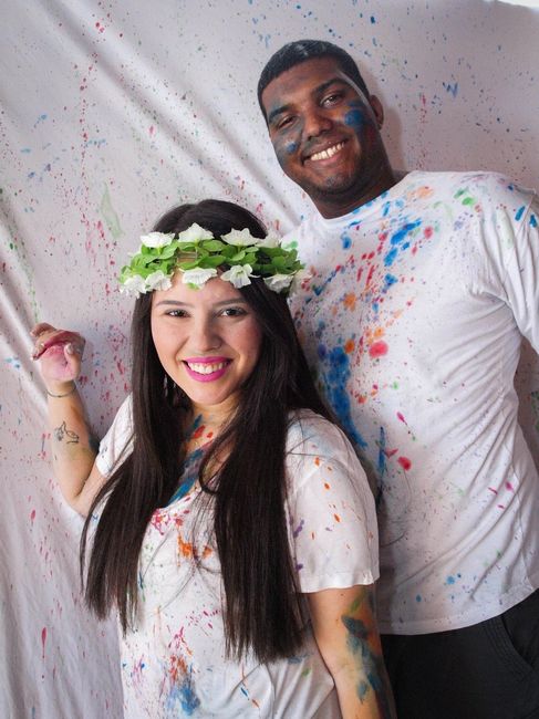 Nosso pre wedding colorido