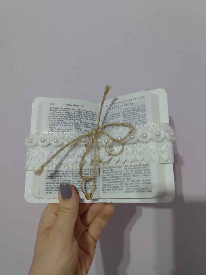 Porta aliança diy #vemver - 1