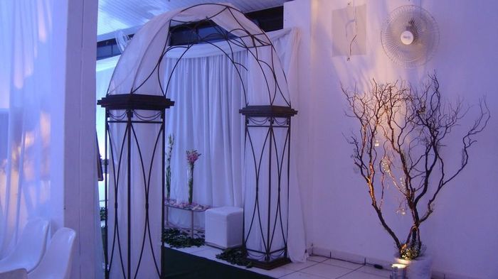 Alguma sugestão para decorar esse arco?