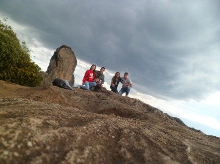 Fizemos amigos la em cima