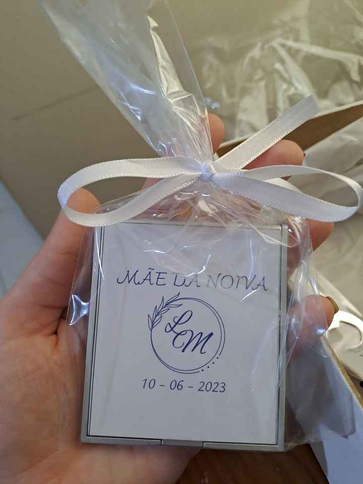 Entrega da caixa dos padrinhos e pais!! - 3