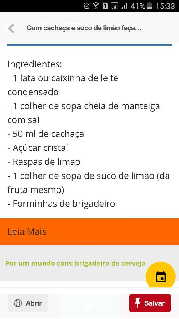 Quem vai fazer os próprios doces do casamento? compartilhe sua receita. - 2