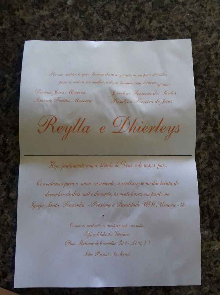 Arte do meu convite de casamento - 1