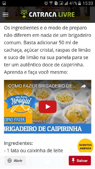 Quem vai fazer os próprios doces do casamento? compartilhe sua receita. - 1