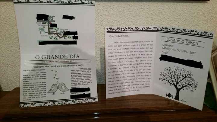 Nossos convite chegaram♡♡♡ - 1