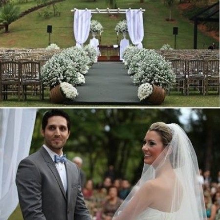 casamento ao ar livre