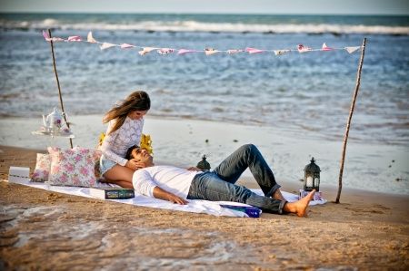 Trash the Dress na praia *-*