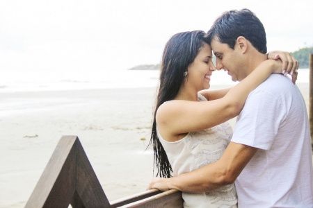 Trash the Dress na praia *-*
