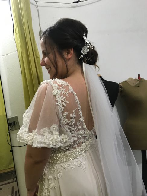 Teste cabelo e última prova do vestido #tachegando - 3