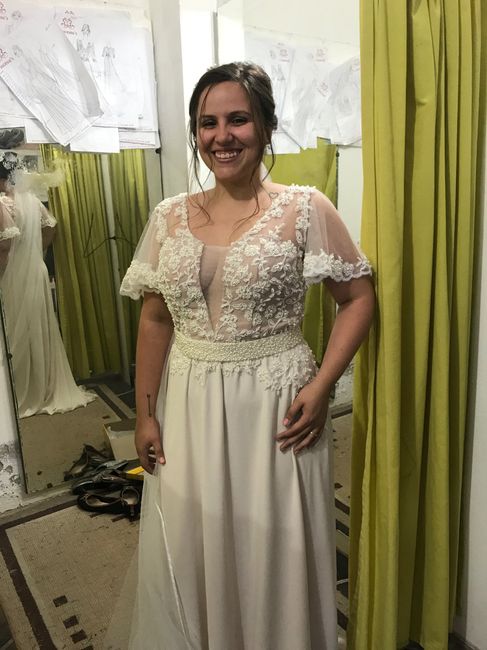 Teste cabelo e última prova do vestido #tachegando - 5