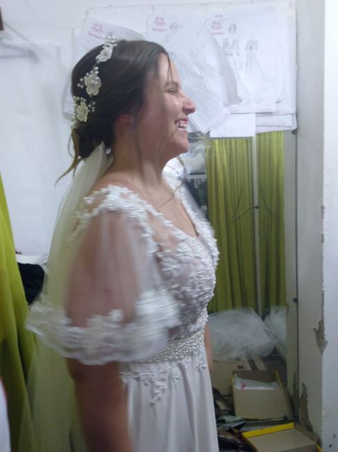 Teste cabelo e última prova do vestido #tachegando - 6
