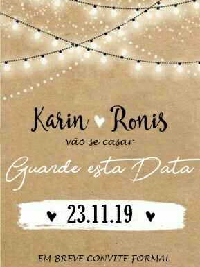 Quanto tempo antes mando o Save The Date e os convites?? - 2