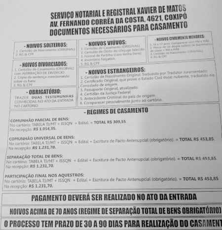 Marcando a data no Cartório!  - 1
