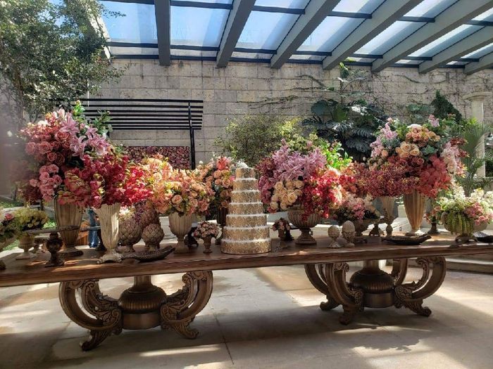 Flores artificiais na ornamentação 6