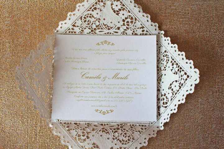 Meu convite de casamento - 1