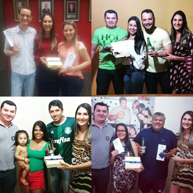 Nossos casais de amigos e padrinhos