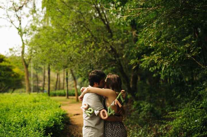 Plaquinhas e varal que usei no ensaio "save the date" - 7