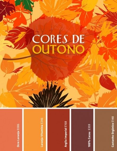 Paleta de cores outono 2