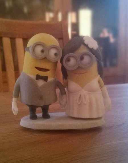 Topo de bolo Minions