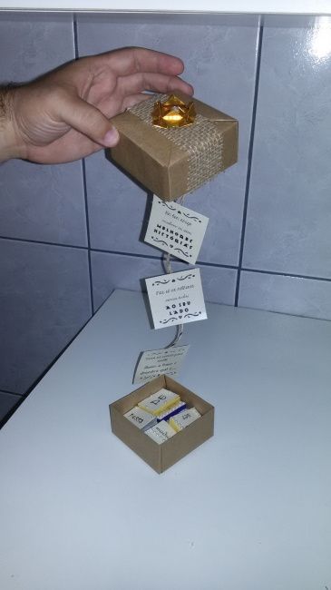 Convite para os meus padrinhos - DIY