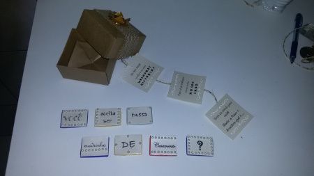 Convite para os meus padrinhos - DIY