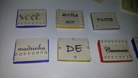 Convite para os meus padrinhos - DIY