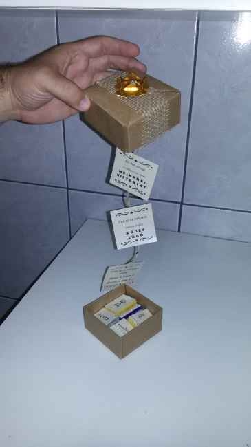 Convite para os meus padrinhos - DIY