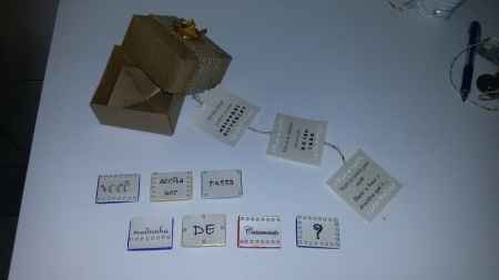 Convite para os meus padrinhos - DIY